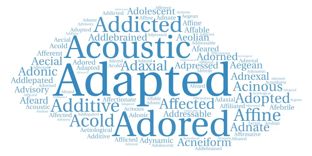 1440 Adjectives That Start With A A Huge List Of Words With 