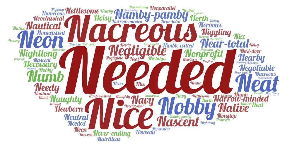 Adjectives That Start With N A List Of 580 N Words To Describe 