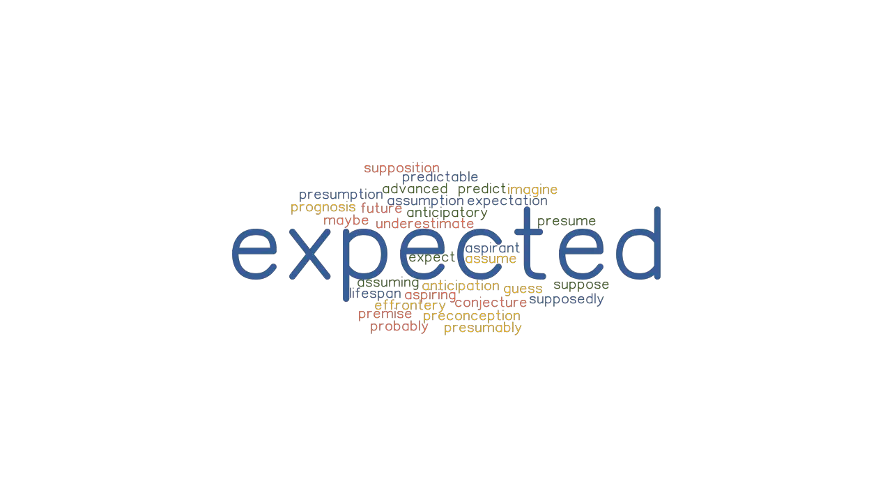 EXPECTED Synonyms And Related Words What Is Another Word For EXPECTED 