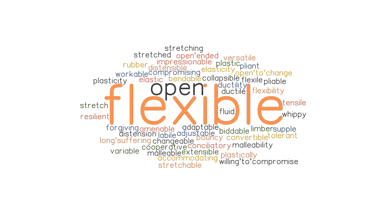 FLEXIBLE Synonyms And Related Words What Is Another Word For FLEXIBLE 