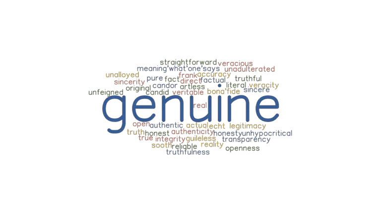 GENUINE Synonyms And Related Words What Is Another Word For GENUINE 