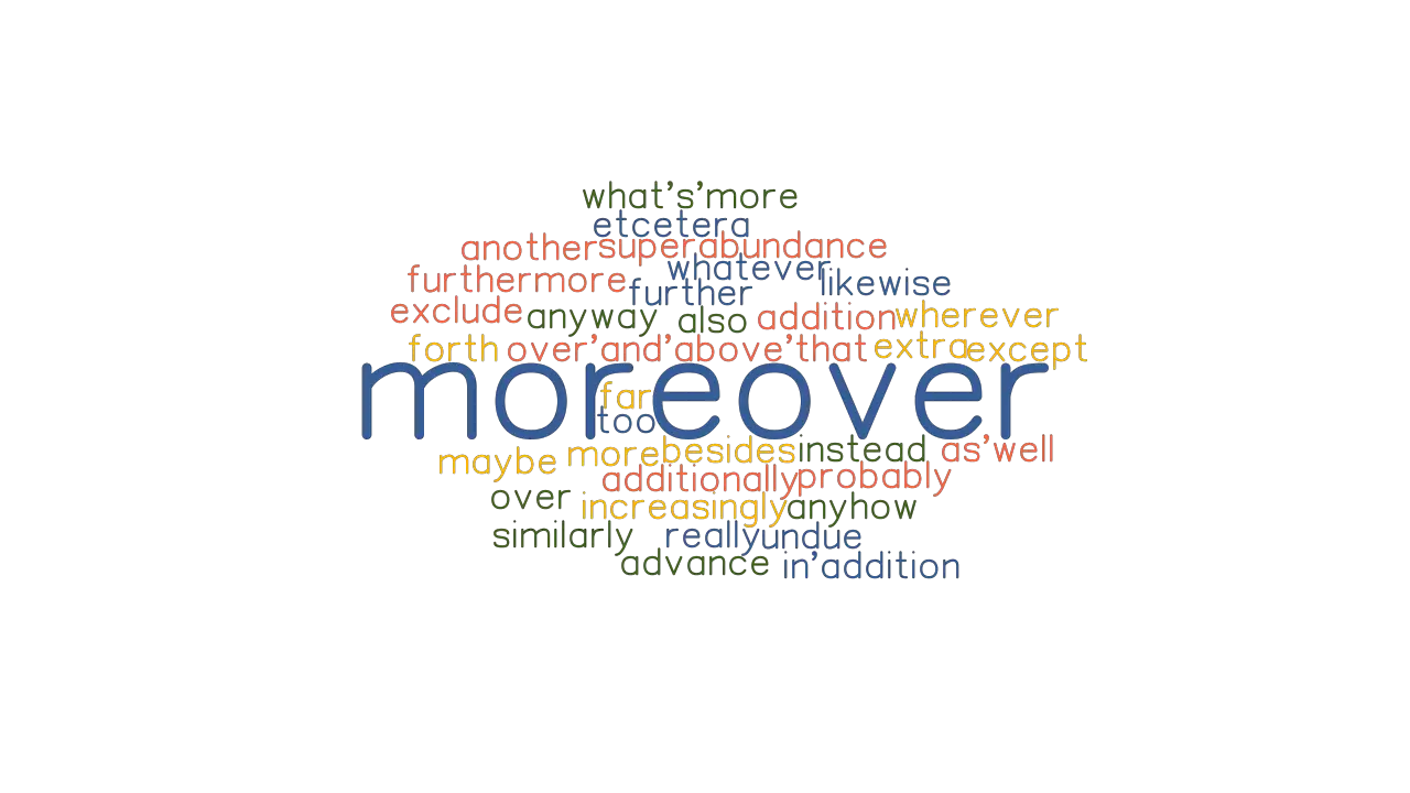 other words for moreover in an essay