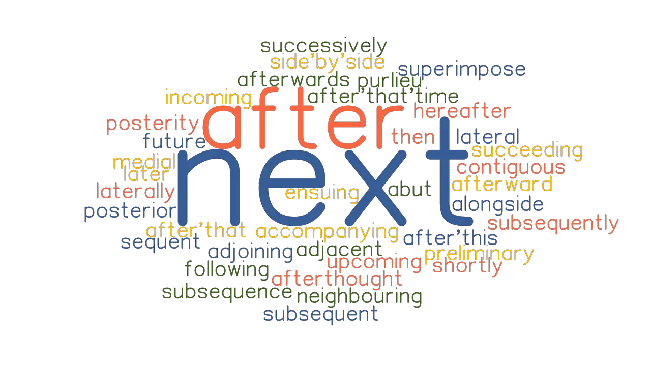 NEXT Synonyms and Related Words. What is Another Word for NEXT ...