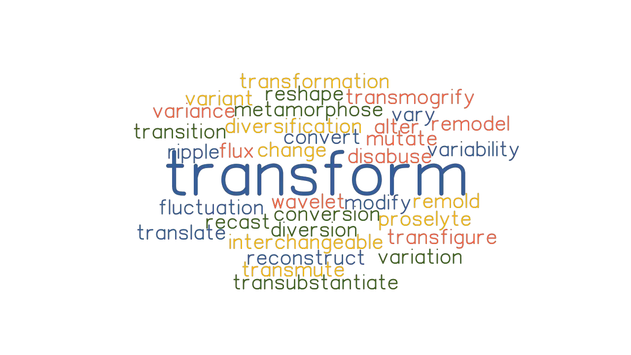 synonym for transform