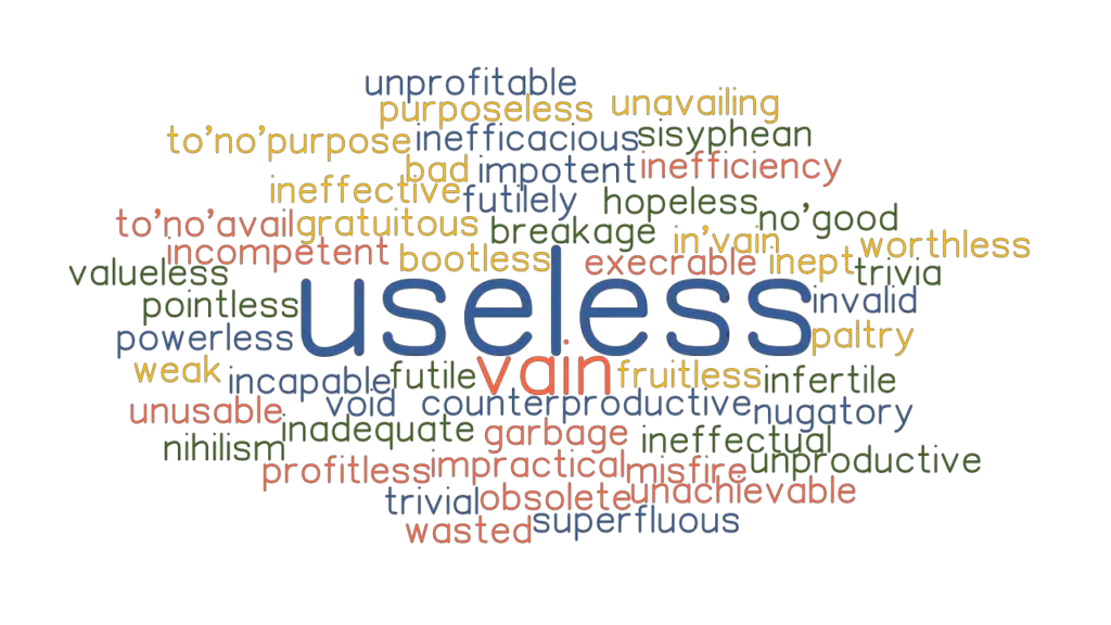 USELESS Synonyms and Related Words. What is Another Word for USELESS