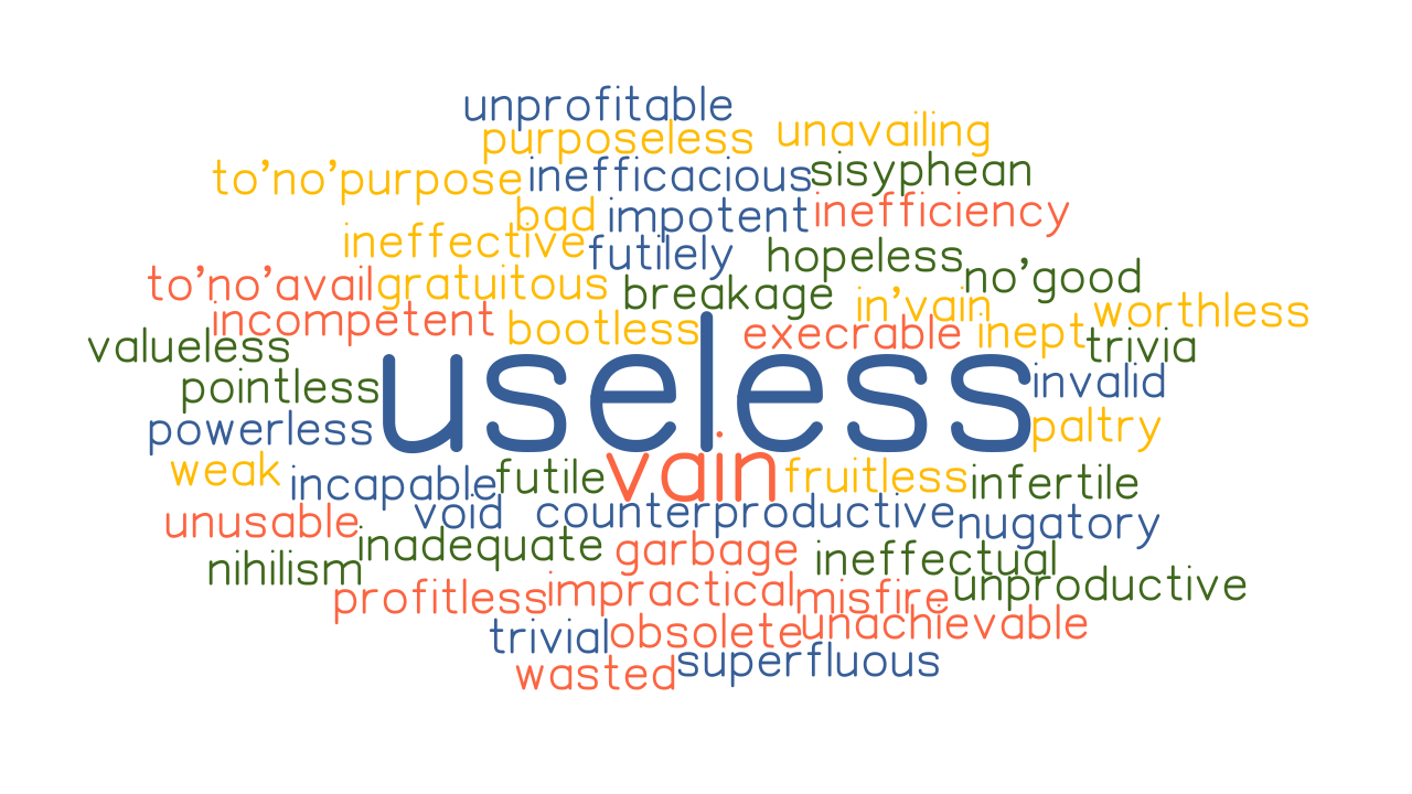 USELESS Synonyms And Related Words What Is Another Word For USELESS 