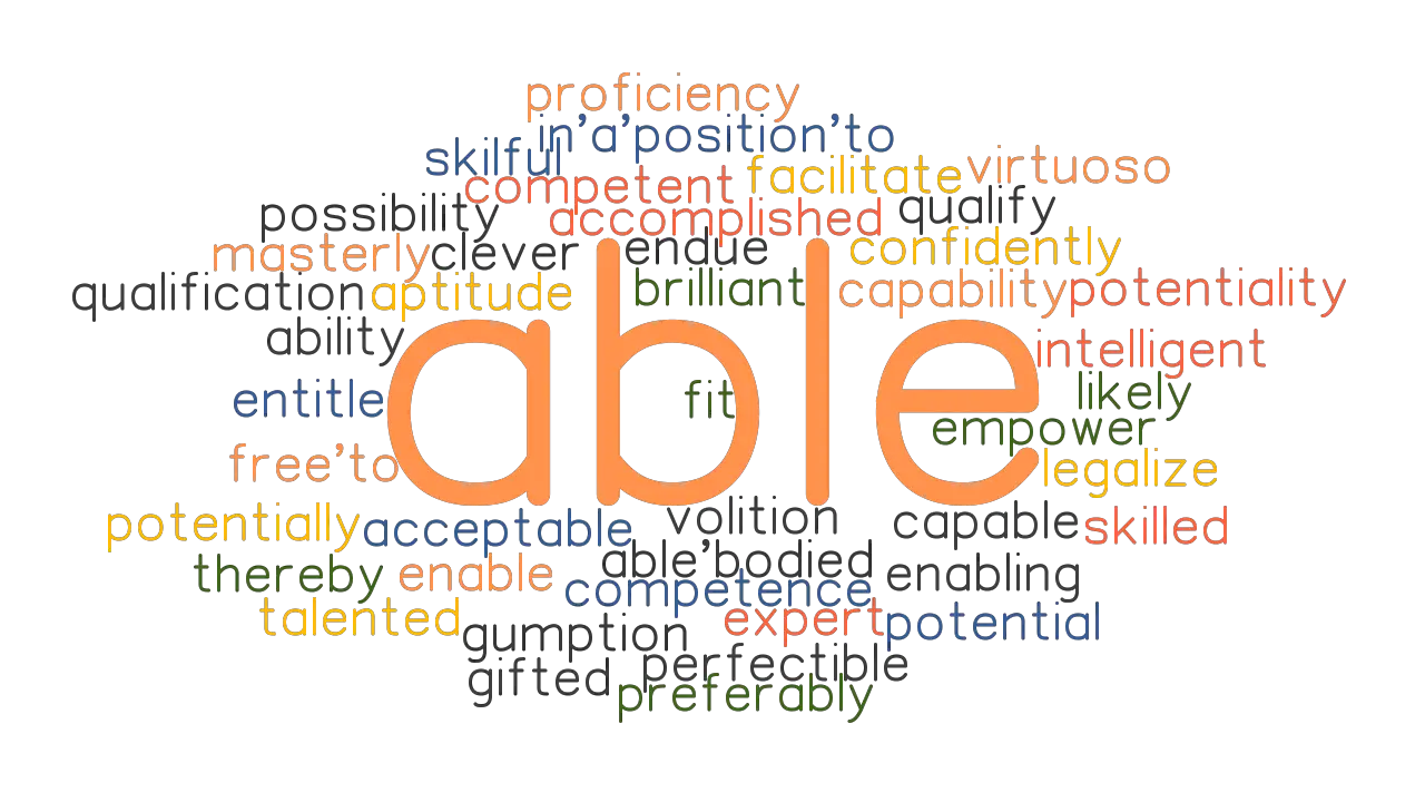 ABLE Synonyms And Related Words What Is Another Word For ABLE 