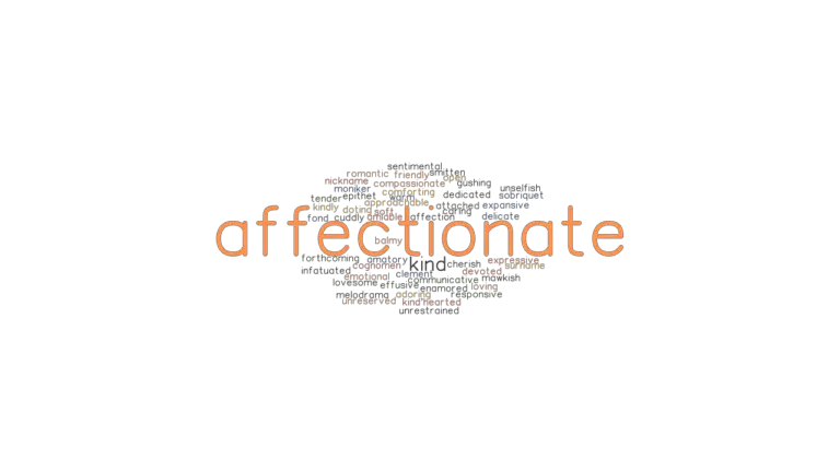 what does affectionate mean