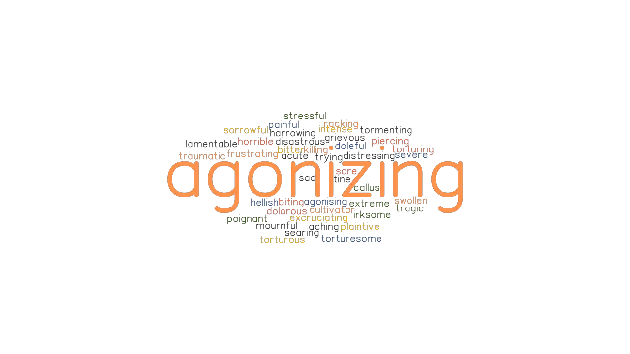 AGONIZING Synonyms And Related Words What Is Another Word For 