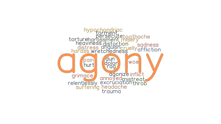 AGONY Synonyms And Related Words What Is Another Word For AGONY 