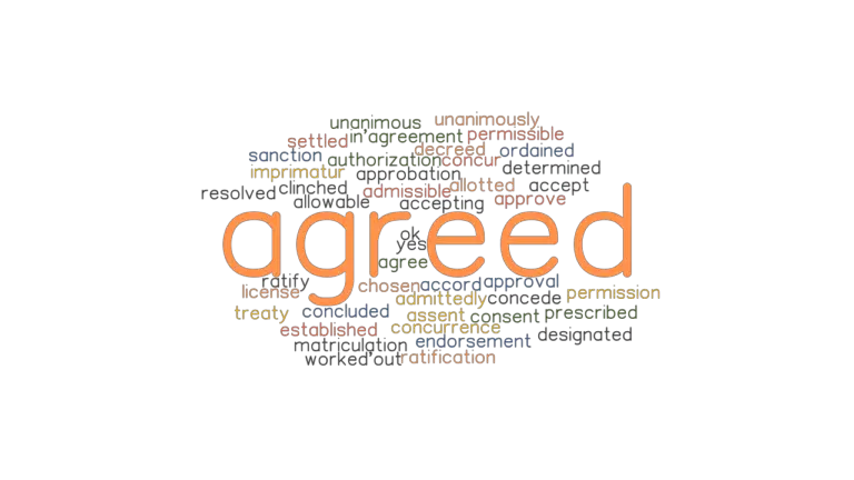 AGREED: Synonyms and Related Words. What is Another Word for AGREED ...