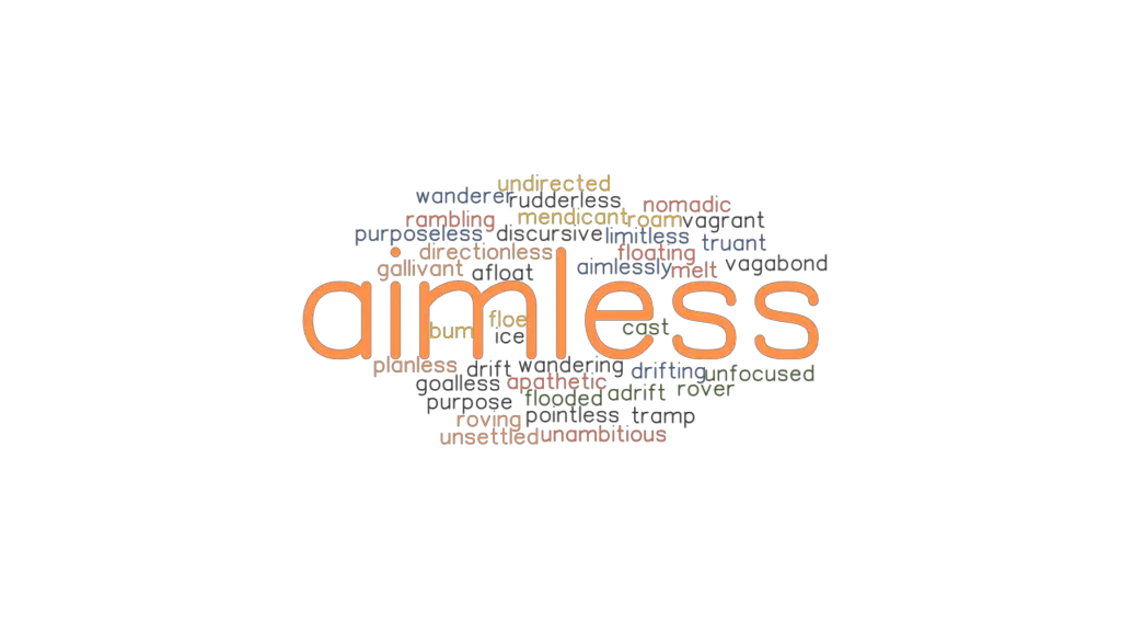 AIMLESS Synonyms And Related Words What Is Another Word For AIMLESS 