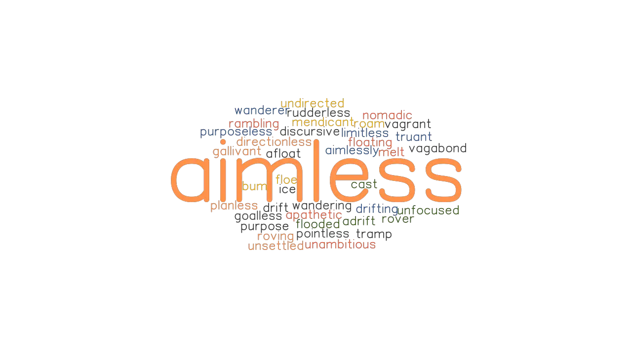 AIMLESS Synonyms And Related Words What Is Another Word For AIMLESS 