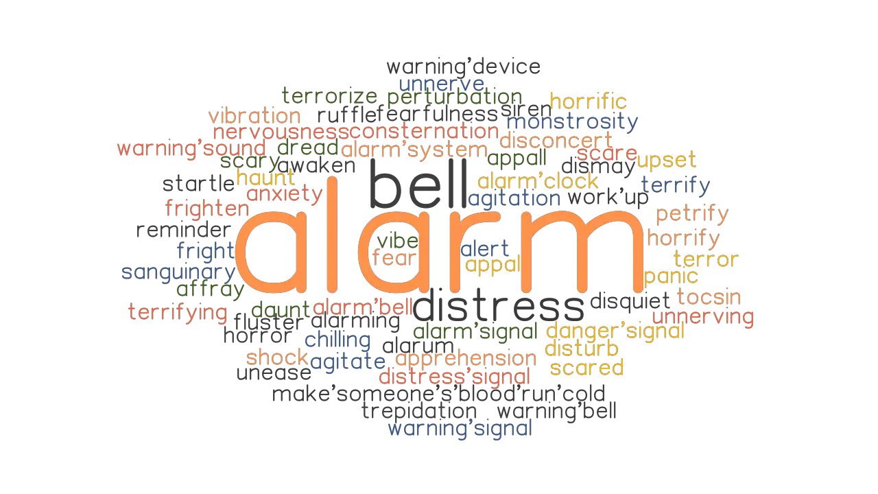 ALARM Synonyms and Related Words. What is Another Word for ALARM ...