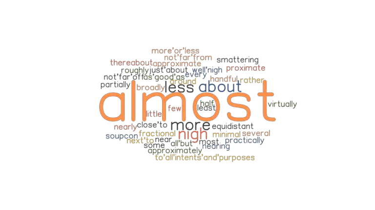 ALMOST Synonyms And Related Words What Is Another Word For ALMOST 