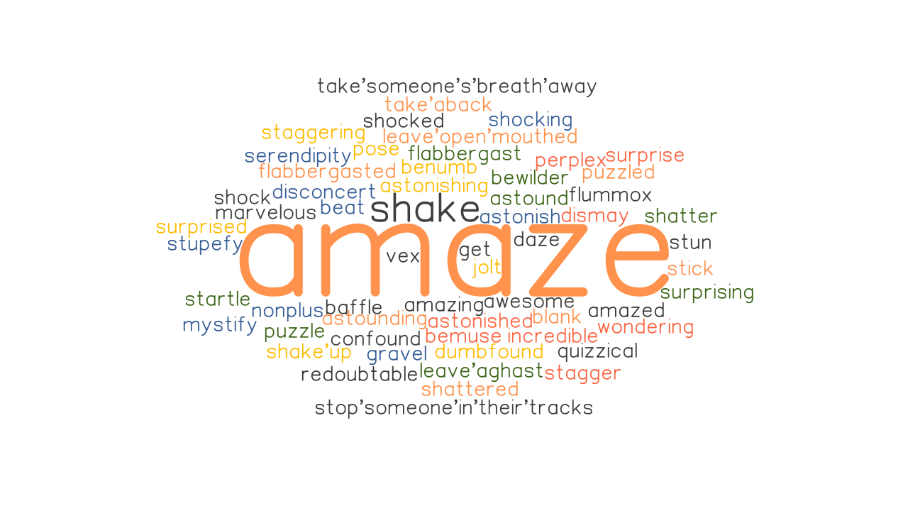 AMAZE Synonyms And Related Words What Is Another Word For AMAZE 