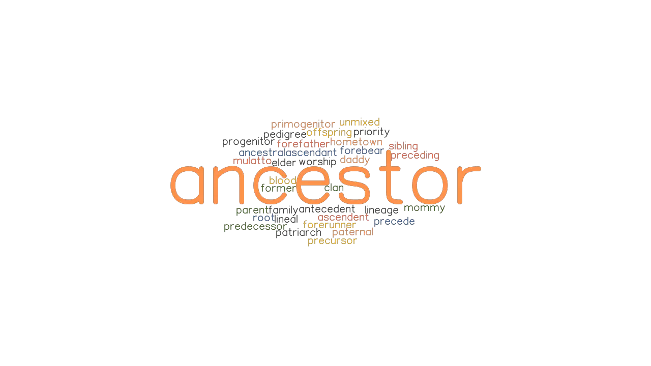 ANCESTOR Synonyms And Related Words What Is Another Word For ANCESTOR 