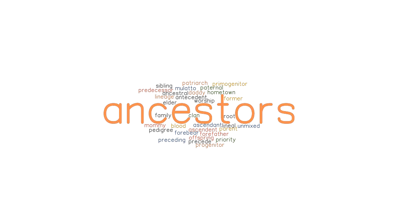 ANCESTORS Synonyms And Related Words What Is Another Word For 