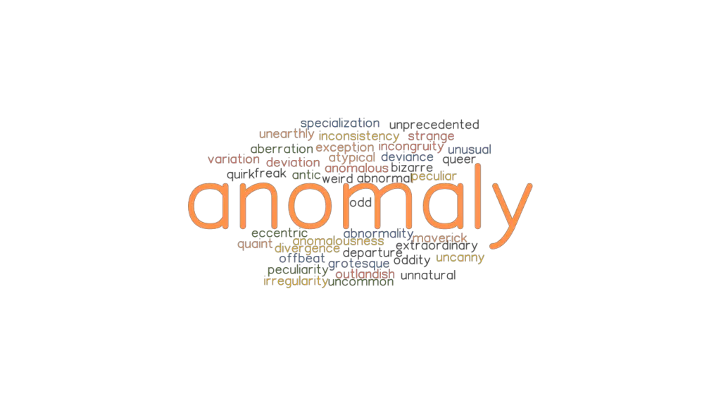 A Sentence With The Word Anomaly