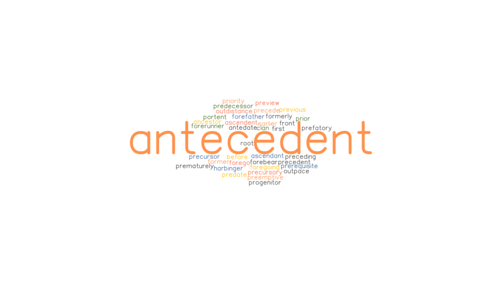 Antecedent Word List