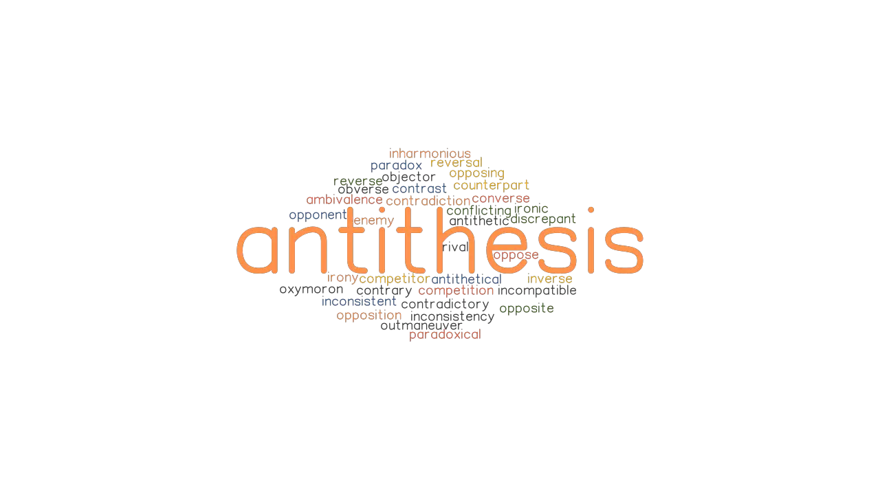 antithesis synonym synonym