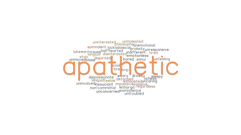 APATHETIC Synonyms And Related Words What Is Another Word For 