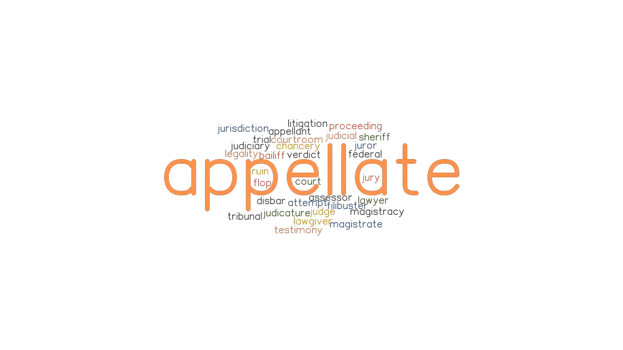 APPELLATE Synonyms and Related Words. What is Another Word for ...