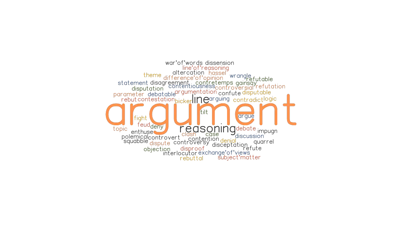 an argument antonym