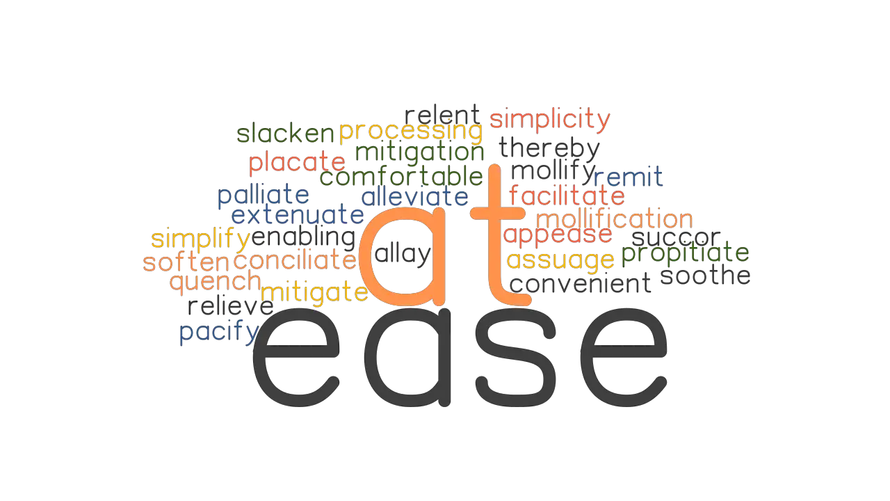 AT EASE Synonyms And Related Words What Is Another Word For AT EASE 