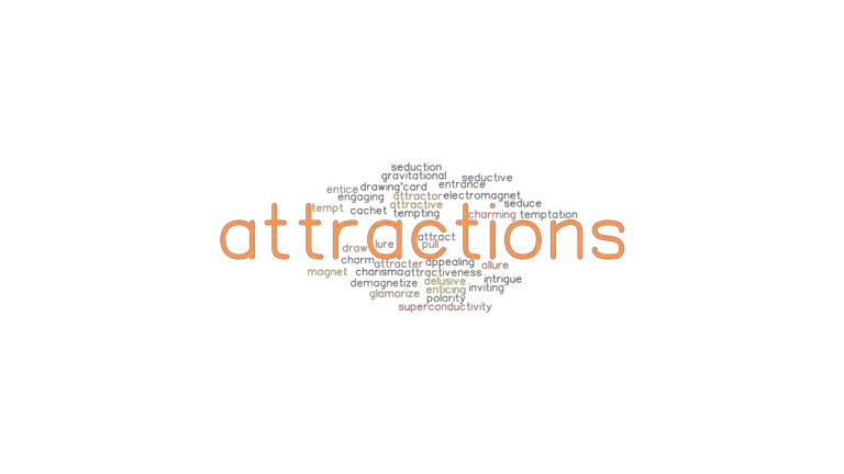 What Is Another Word For Attractions