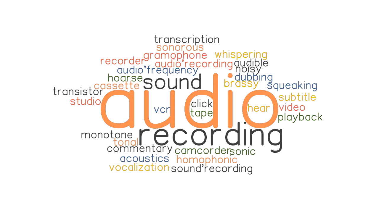 AUDIO Synonyms And Related Words What Is Another Word For AUDIO 