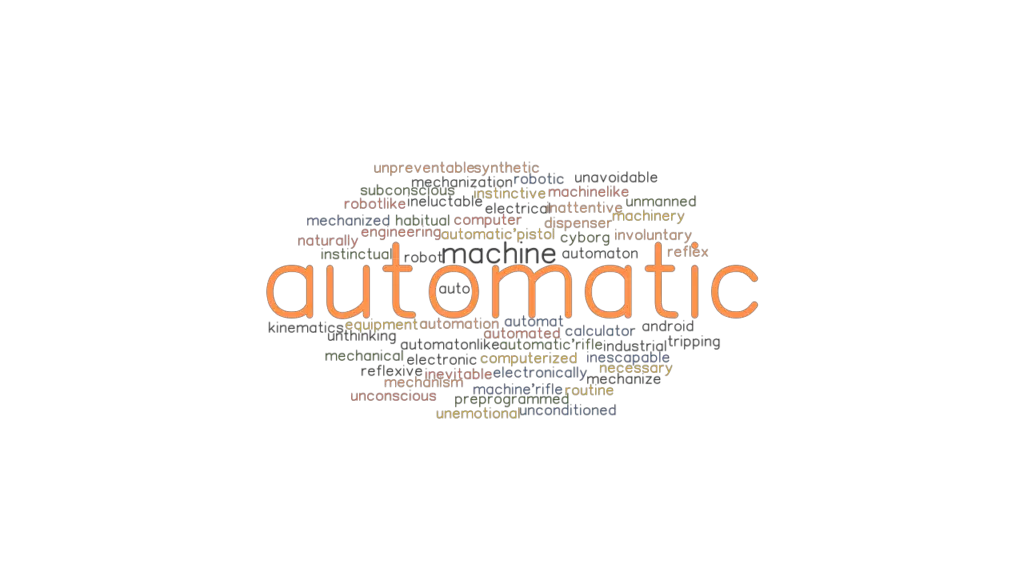 AUTOMATIC Synonyms and Related Words. What is Another Word for