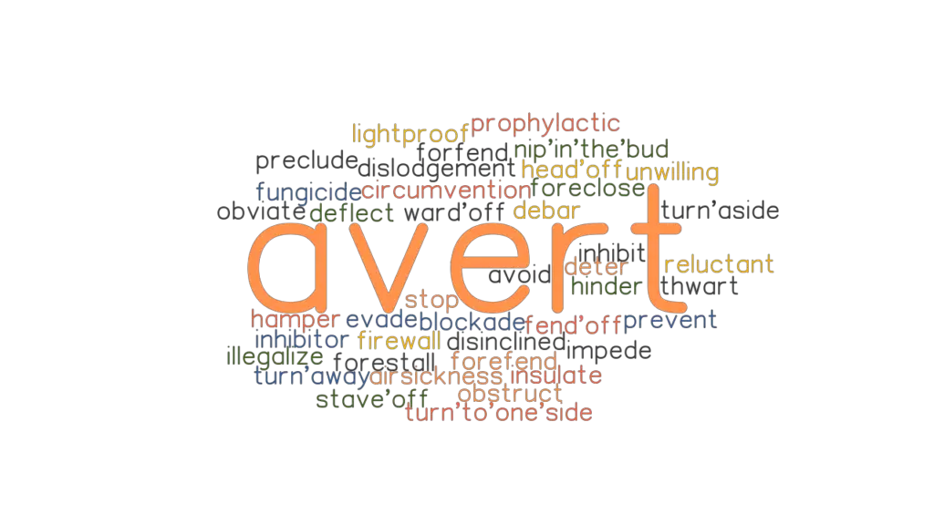 Avert Synonyms And Related Words What Is Another Word For Avert