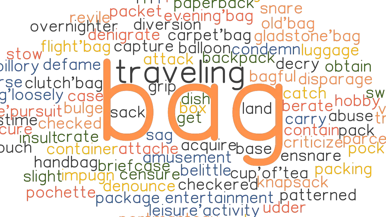 BAG Synonyms And Related Words What Is Another Word For BAG 