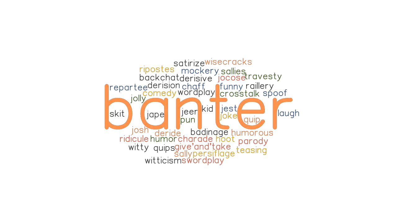 BANTER: Synonyms and Related Words. What is Another Word for BANTER? -  GrammarTOP.com