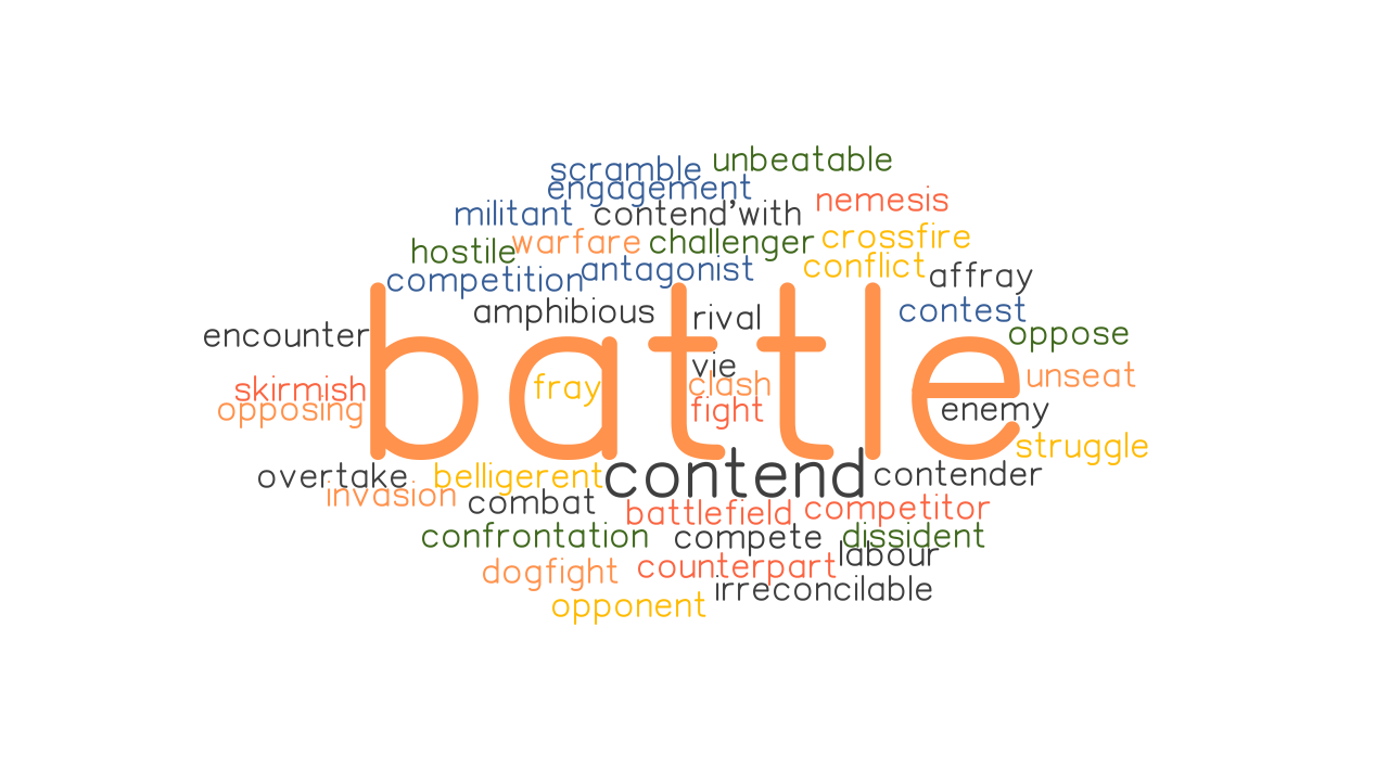 BATTLE Synonyms And Related Words What Is Another Word For BATTLE 