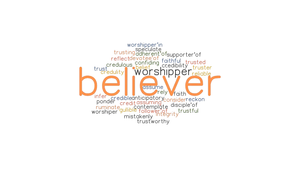 BELIEVER Synonyms And Related Words What Is Another Word For BELIEVER GrammarTOP