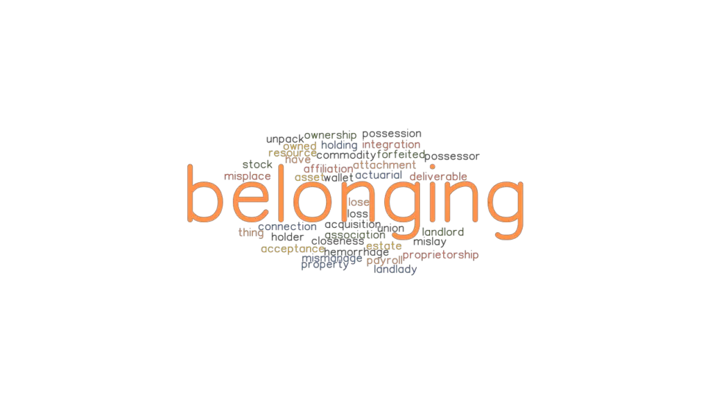 BELONGING Synonyms And Related Words What Is Another Word For 