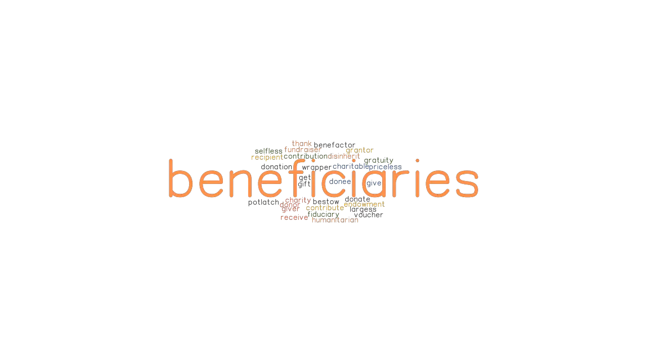 BENEFICIARIES Synonyms and Related Words. What is Another Word for