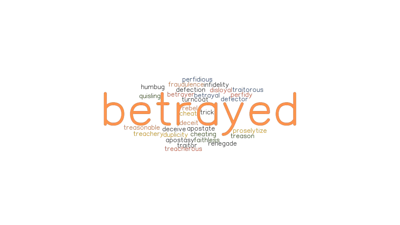 BETRAYED Synonyms And Related Words What Is Another Word For BETRAYED 