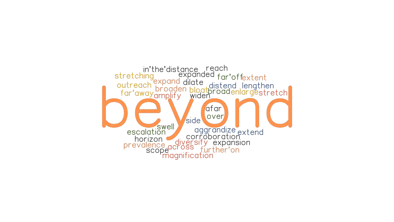 BEYOND Synonyms And Related Words What Is Another Word For BEYOND 