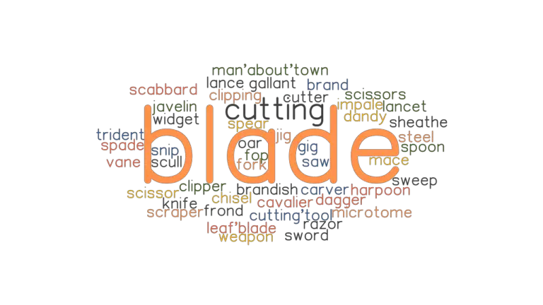 Another Word For Blade