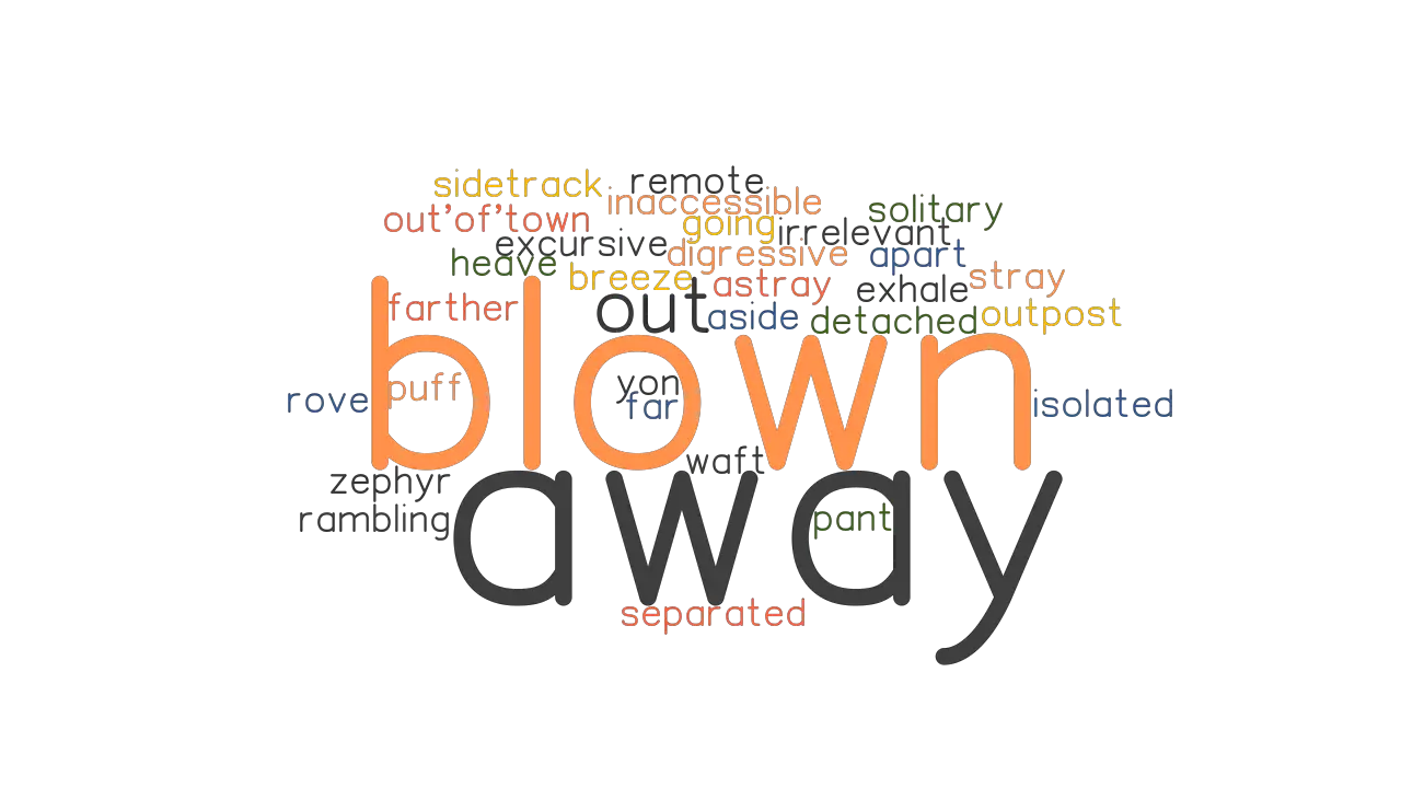 BLOWN AWAY Synonyms and Related Words. What is Another Word for BLOWN ...