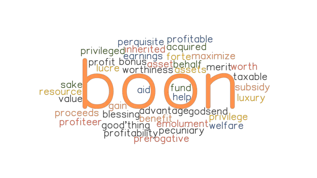 BOON Synonyms And Related Words What Is Another Word For BOON 