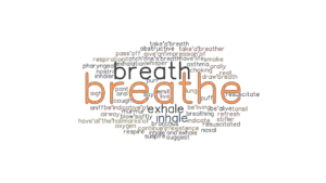 BREATHE: Synonyms and Related Words. What is Another Word for BREATHE ...