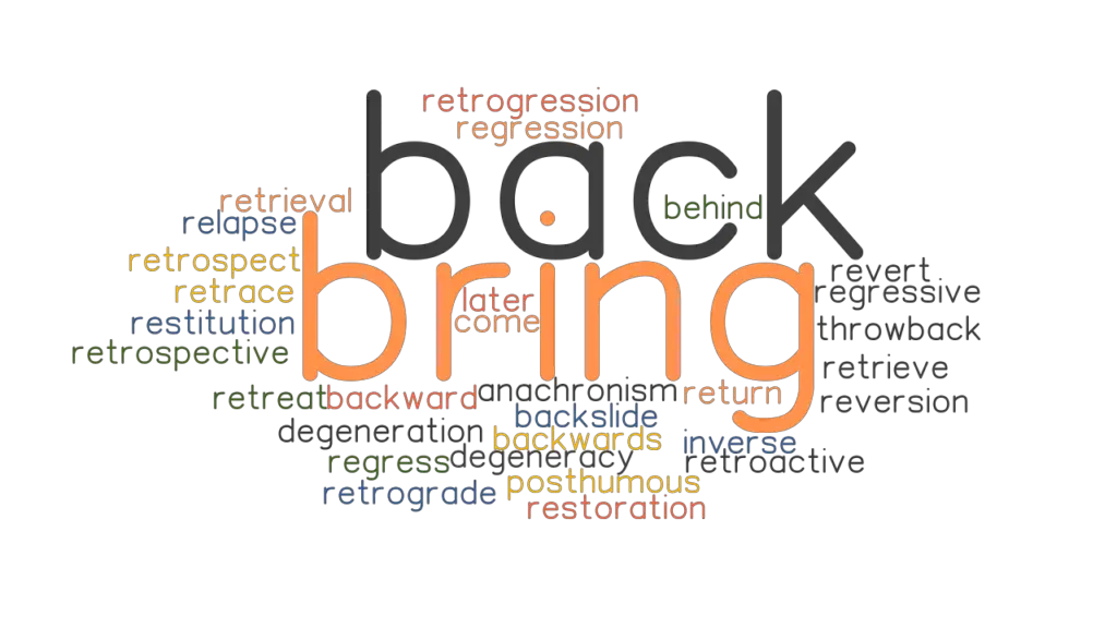 BRING BACK Synonyms And Related Words What Is Another Word For BRING 