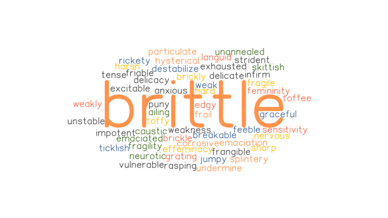 What Is A Another Word For Brittle