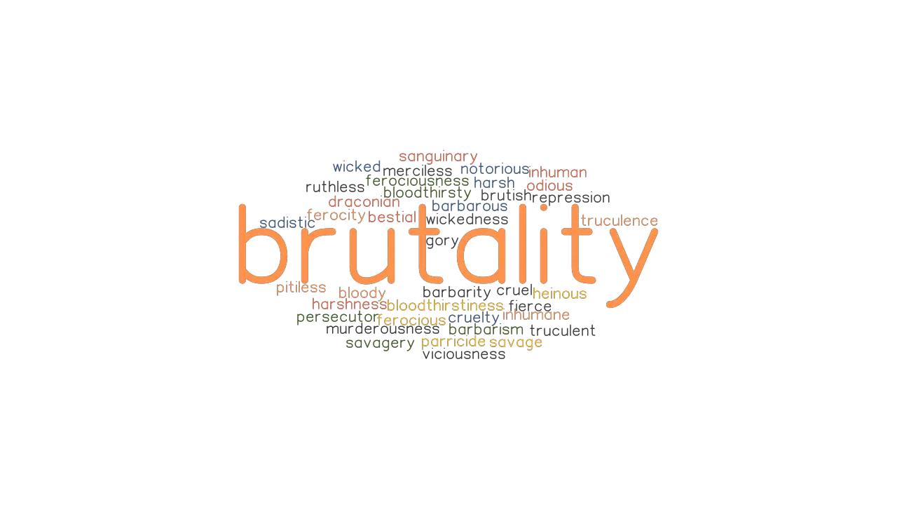 BRUTALITY Synonyms And Related Words What Is Another Word For 