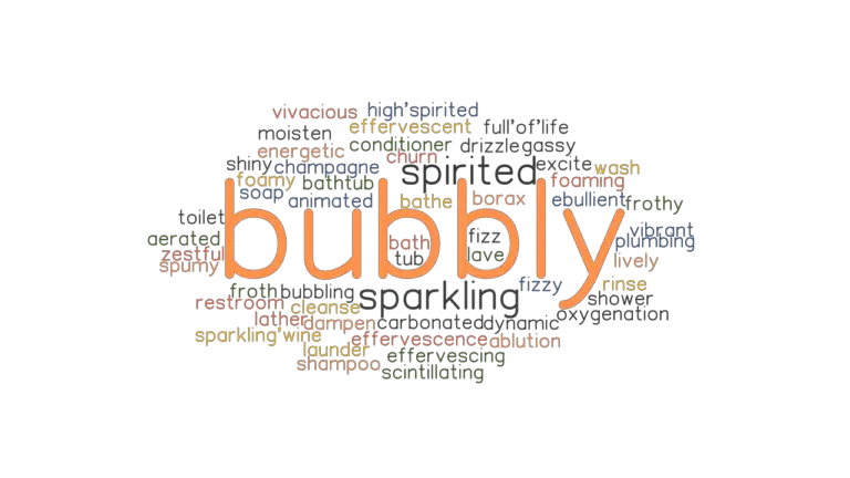 What Are Other Words For Bubbly