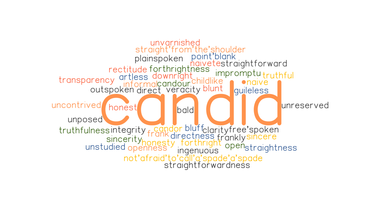 CANDID Synonyms And Related Words What Is Another Word For CANDID 